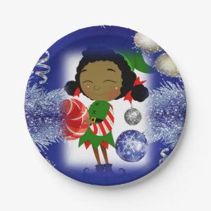 Christmas Paper Plates, Elf Plate