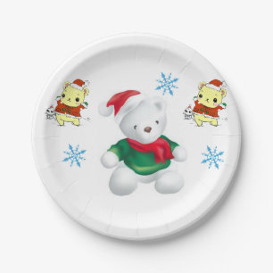 Christmas Paper Plates, Elf Plate