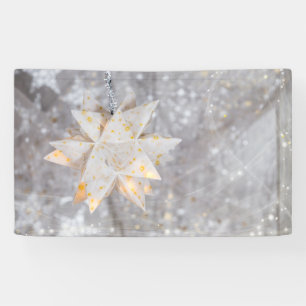 Christmas Paper Star Decoration Banner