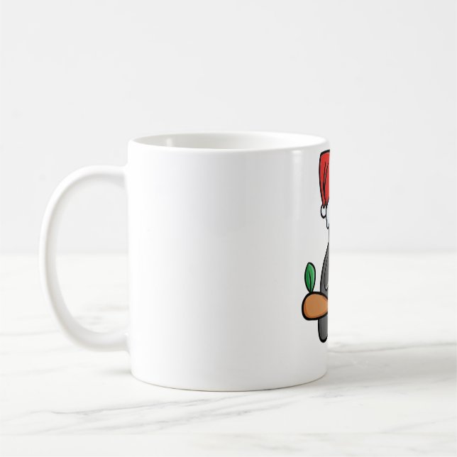 Christmas Parrot Coffee Mug (Left)
