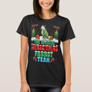 Christmas Parrot Team - Parrot Wearing Santa Hat X T-Shirt