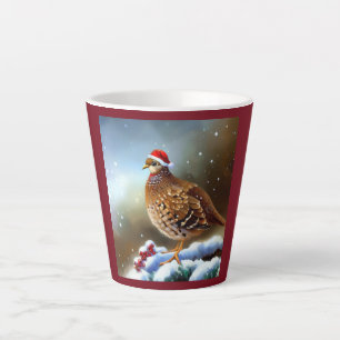 Christmas Partridge 2 Latte Mug