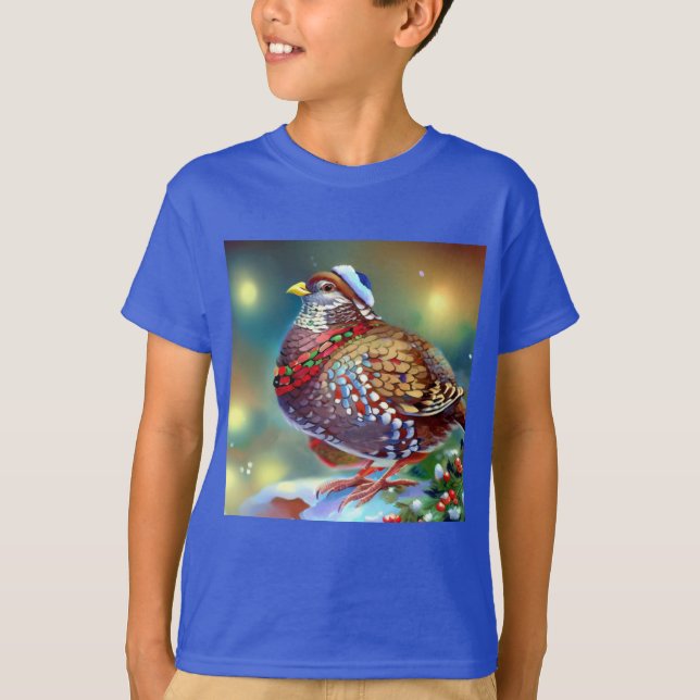 Christmas Partridge 4 T-Shirt (Front)