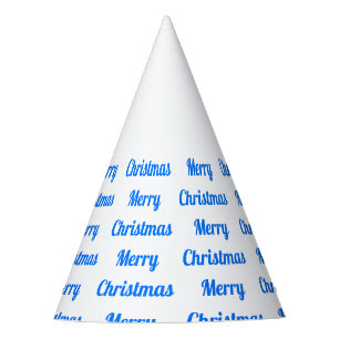Christmas party accessory blue Merry Christmas Hat