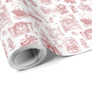Christmas Party Chinoiserie Wrapping Paper