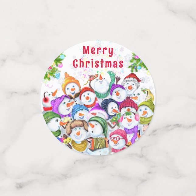 Christmas Party Confetti (Small Front)