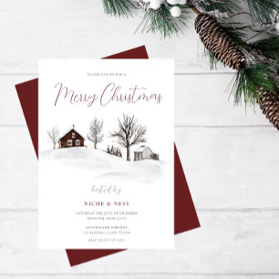 Christmas Party Corporate / Family Merry Christmas Invitation
