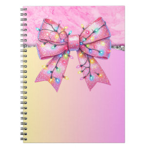Christmas Party Drip Bling Festive Merry Xmas Ligh Notebook