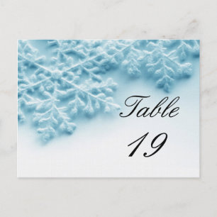 Christmas Party Event Table Number Postcard