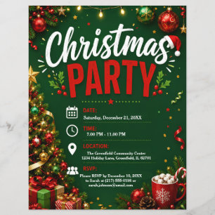 Christmas Party Flyer