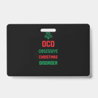 Christmas Party Funny Gift for Family - Ocd Obsess