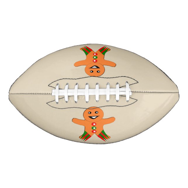 Christmas Party Gingerbread Man Football (Front)