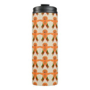 Christmas Party Gingerbread Man Thermal Tumbler