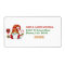 Christmas Party Gnome Cheers Return Address Label