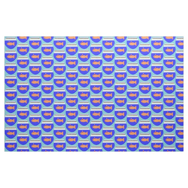 Christmas Party Goldfish Craft Fabric (Yard)
