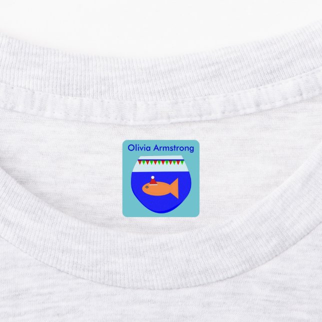 Christmas Party Goldfish Custom (Affixed)