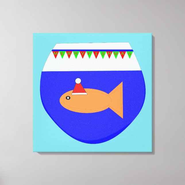 Christmas Party Goldfish Custom Print (Front)