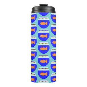 Christmas Party GoldfishThermal Tumbler
