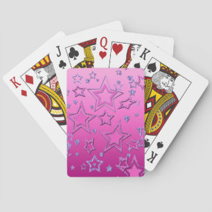 Christmas party gradient glitter shine confetti st playing cards
