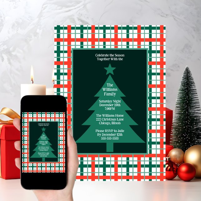 Christmas Party Holiday Celebration Invitation (Creator Uploaded)