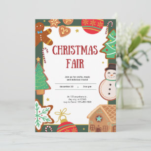 Christmas Party Holiday Jingle and mingle xmas Invitation