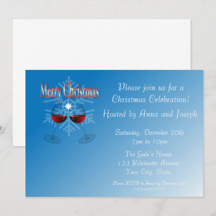 Christmas party invitation