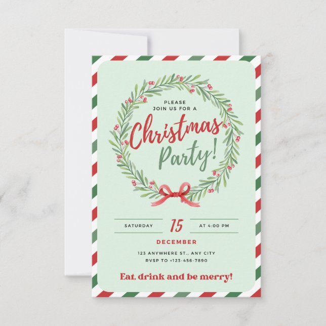 Christmas Party Invitation (Front)