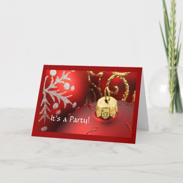 Christmas PARTY INVITATION (Front)