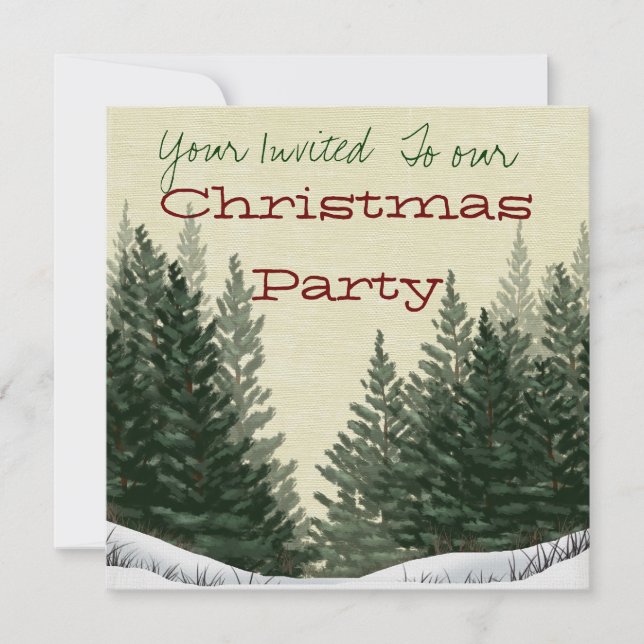 Christmas Party Invitation (Front)