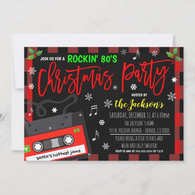 Christmas Party Invitation (Front)
