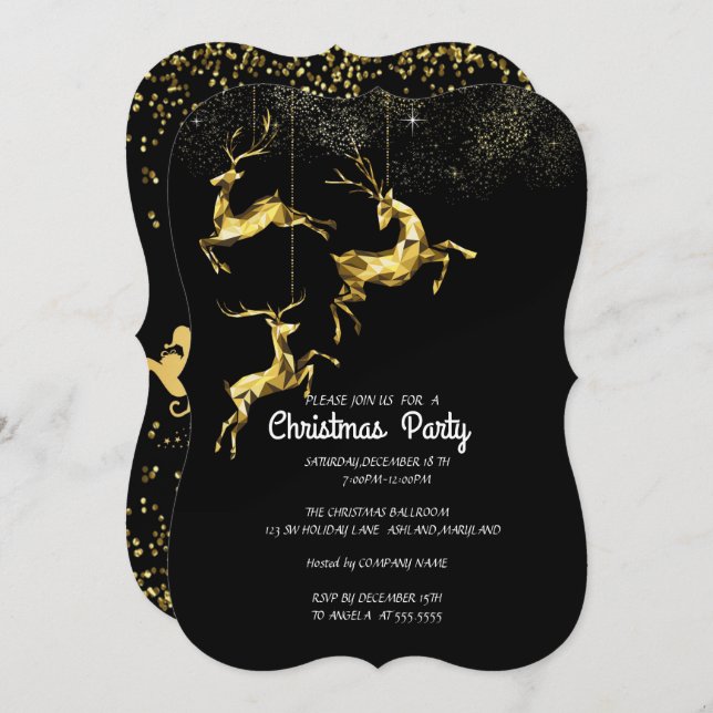 Christmas Party Invitation (Front/Back)
