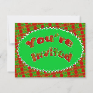 Christmas party invitation