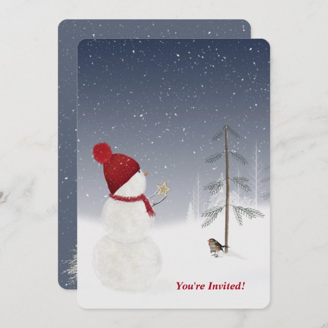 Christmas Party Invitation (Front/Back)