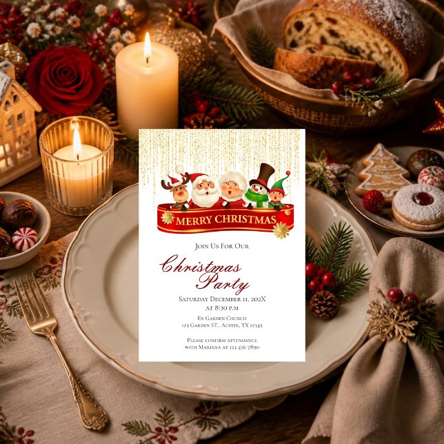  Christmas Party Invitation (Creator Uploaded)