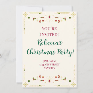Christmas Party Invitation