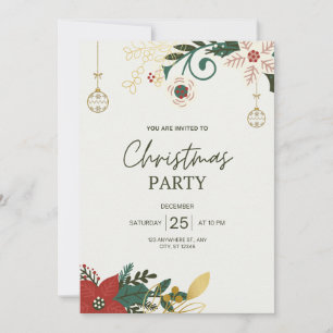 Christmas Party  Invitation