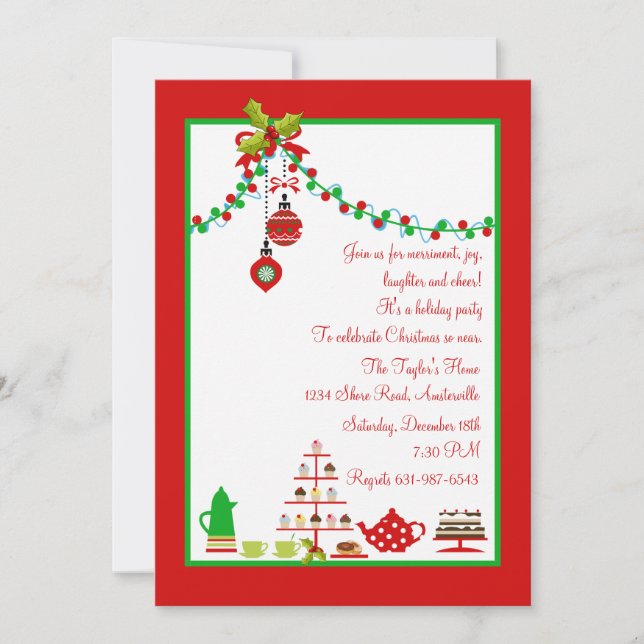 Christmas Party Invitation (Front)