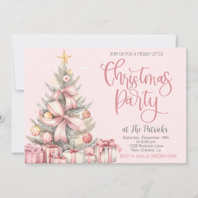 Christmas Party Invitation (Front)