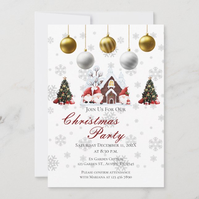Christmas Party Invitation (Front)