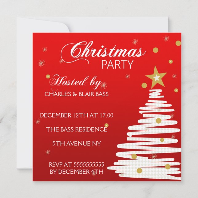 Christmas Party invitation (Front)