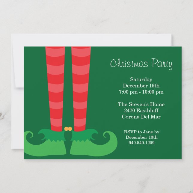 Christmas Party Invitation (Front)