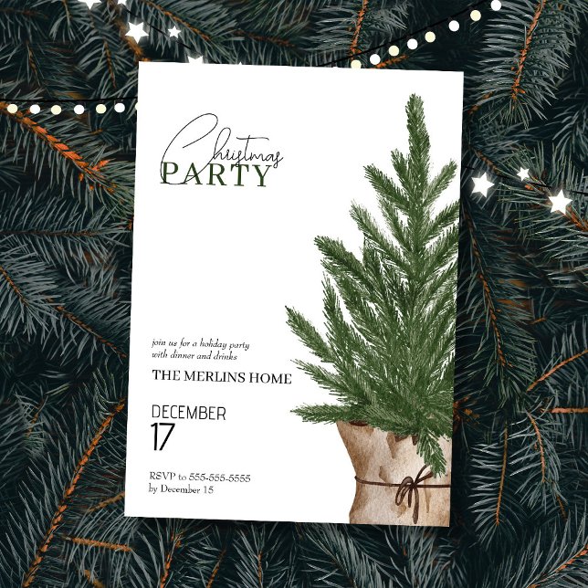 Christmas Party Invitation | Christmas Tree (Creator Uploaded)