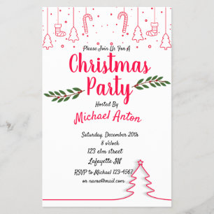 Christmas party Invitation Flyer