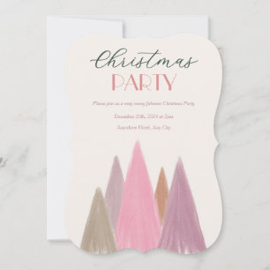 Christmas Party Invitation, Holiday Greetings Card