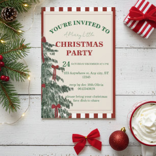 Christmas Party Invitation, Holiday Invite
