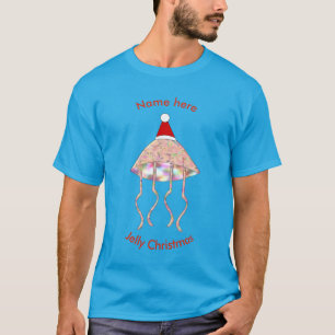 Christmas Party Jellyfish Custom T Shirt