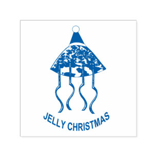 Christmas Party Jellyfish Self Inking Stamp