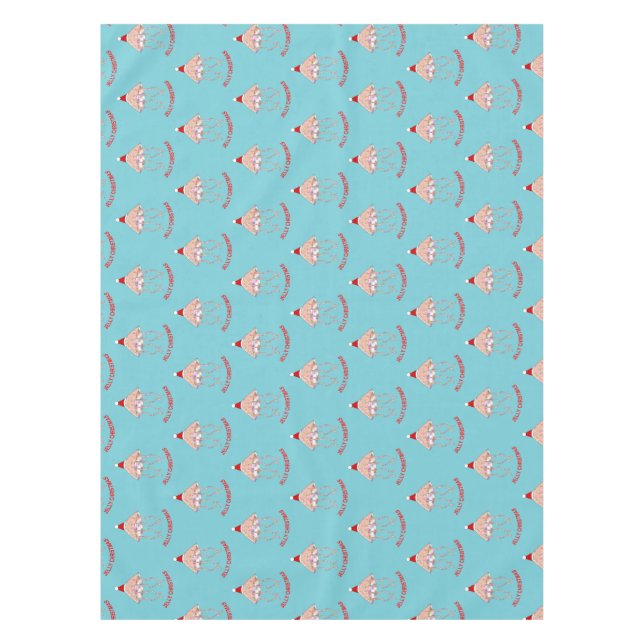 Christmas Party Jellyfish Tablecloth (Front)