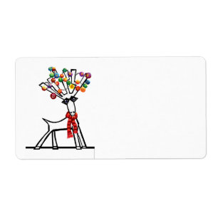 christmas party lights reindeer