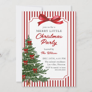 Christmas Party, Merry Christmas Celebration Invitation